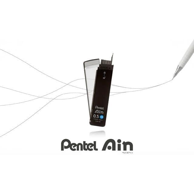 Pentel Ain 0.5 Red Lead Smooth Lead C285-RD 1 pc