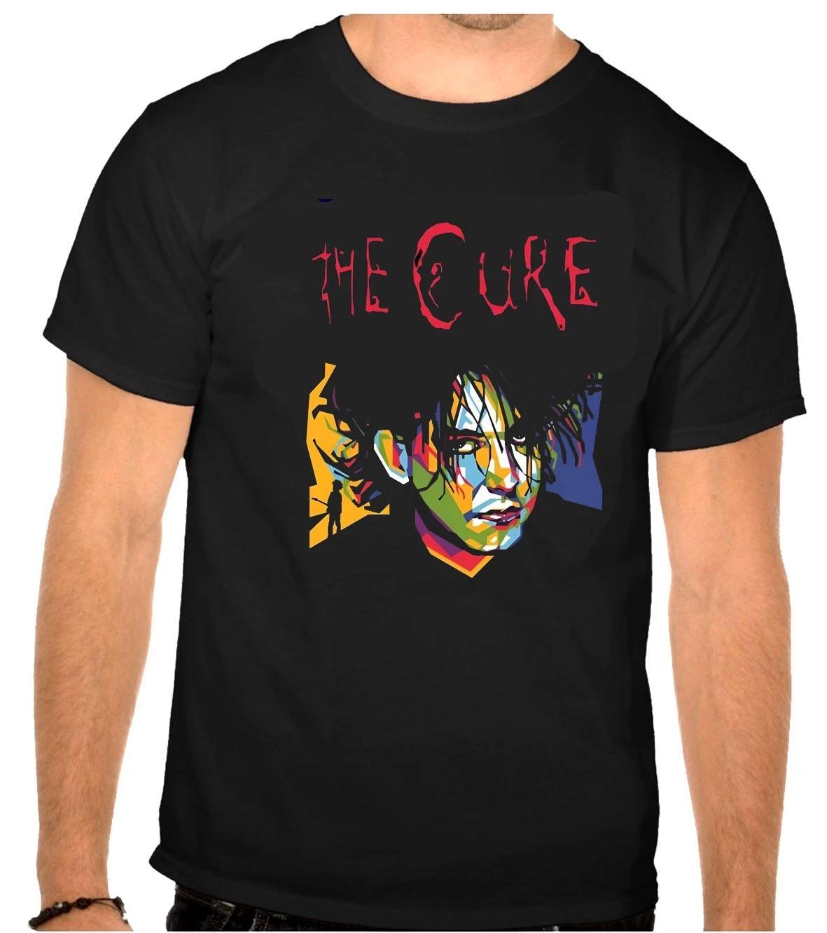

The Cure Логотип рок-группы Черная футболка -1246- XL