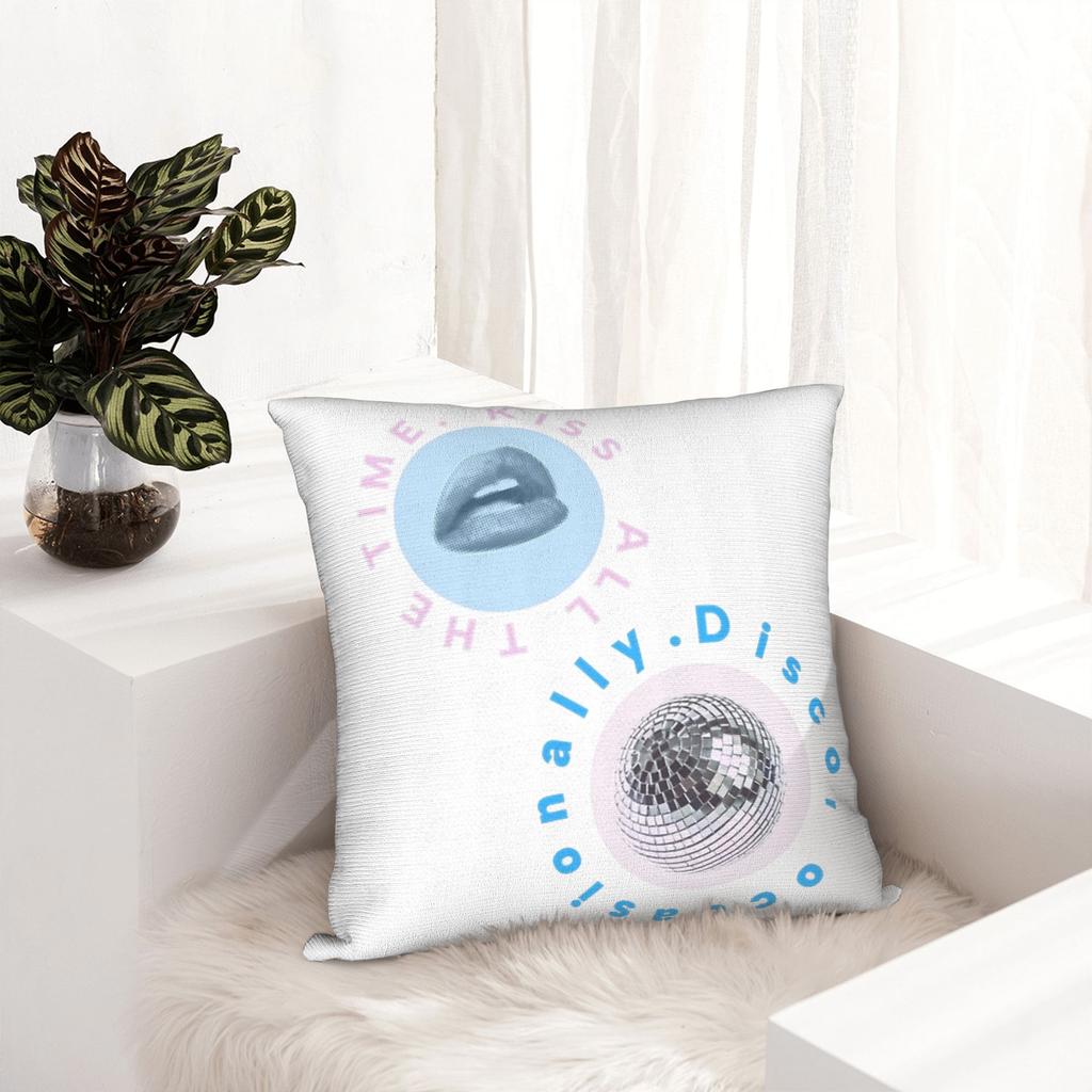 Harrys Styles Kiss All the Time Disco Occasionally Pillowcase Doublesided Printing Cushion Cover Decor Throw Pillow Case Cover