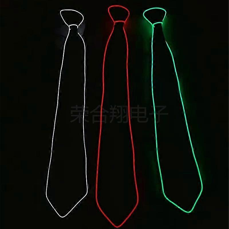 Light Up Necktie Led Ties For Halloween Christmas Rave Party Show Costume Accessories
