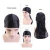 Lange Schleife Unisex Erwachsener Satin Doo Rag Durag Bandanas Kappe Piratenhut Turban Herren Hip Hop Stirnband Biker Kopftuch Unisex Kopfbedeckung