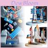 Spacecraft Shenzhou Rocket Building Block Puzzle Toy For Children Durable Abs Material Intricate Design