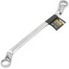 JCB 2-sided box wrench, angled 75 degrees, 17x19 mm Cr-V, 12-point