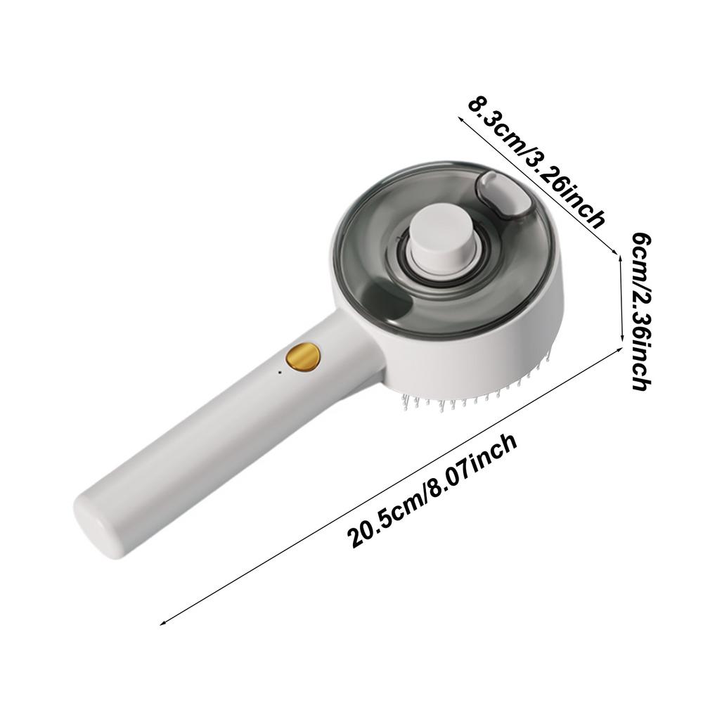 Cat Steam Brush For Shedding Cat And Dog Hair Comb USB Rechargeable Steamy Cat Brush Pet Spray Hair Removal Comb For Long