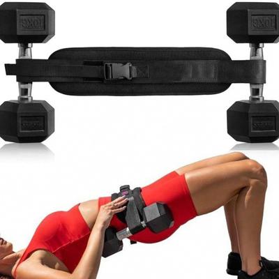 Correa de carga para mancuernas, multifunción, fácil de transportar, cinturón para entrenamiento de cadera en el gimnasio
