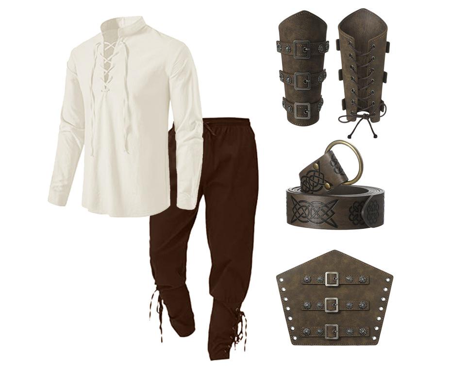 2019 Wish Lace-up High Waist PU Leather Pants - Solid Color, Trendy European & American Style