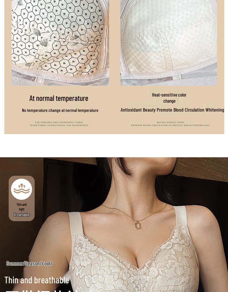 Bezfiszowy biustonosz bez ramiączek z pełnymi miseczkami: Wyszczuplający, Oddychający, Zapobiegający Opadaniu Design dla Dużych Biustów