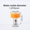 Car Wash Accessories 4-Color High-Pressure Washer Nozzle Quick Connector 1/4In High-Pressure Car Wash Gun Quick Plug Nozzle