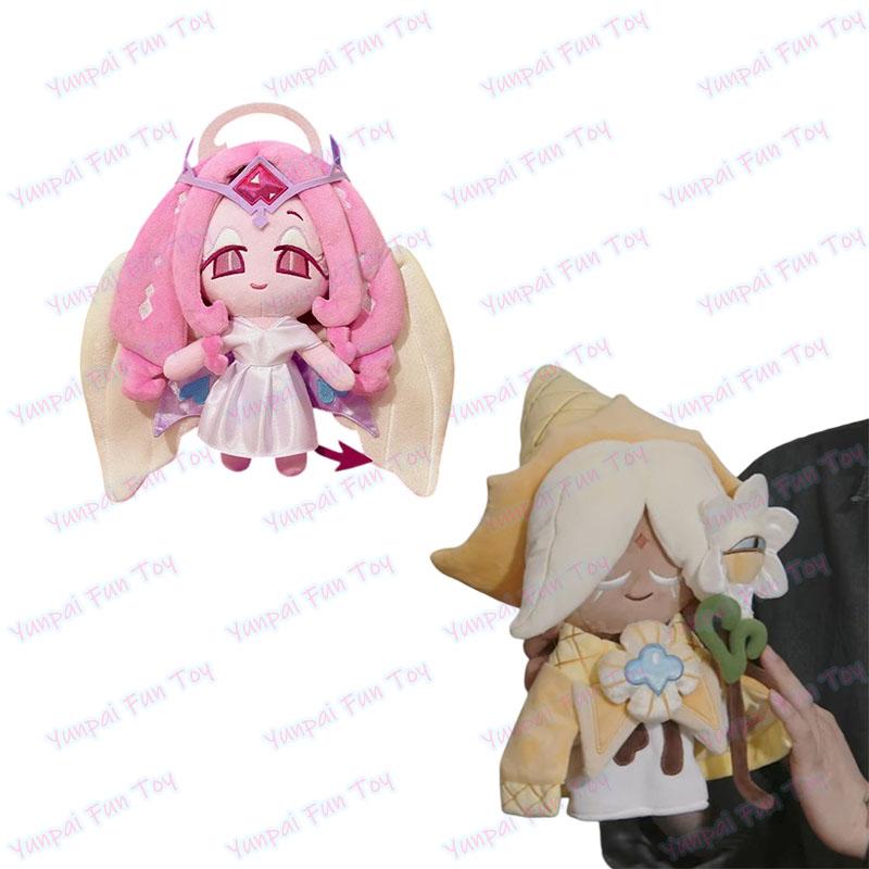 New Cookie Run Kingdom Plush Toy Pure Vanilla Cookie Eternal Sugar Cookie Soft Stuffed Doll Game Peripheral Collectible Gift