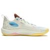 Li Ning Flashing Low Top Basketball Shoes Men Sneakers Beige Brown ABPU007-3
