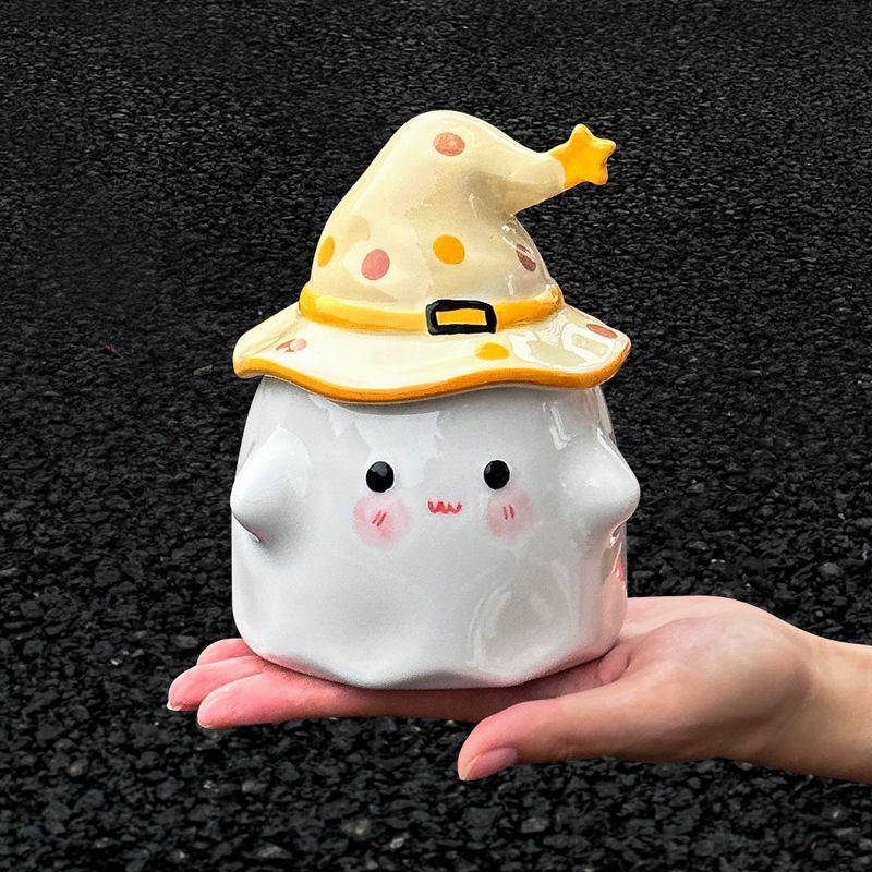 

Creative Ceramic Mug with Lid - Cute Birthday Gift for Girls and Boys, Perfect for Best Friends