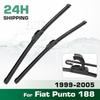 For Fiat Punto 188 1999-2005 2000 2001 2002 2003 2004 Wiper Front Wiper Blades Windshield Windscreen Window Brush 22"+18