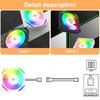 90mm ARGB LED Fan With PWM Control  ARGB LED Lights Optimal Airflows For Home Offices Desktop Case Fan
