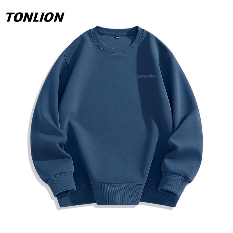 Мужская толстовка TonLion с круглым вырезом свободного кроя L