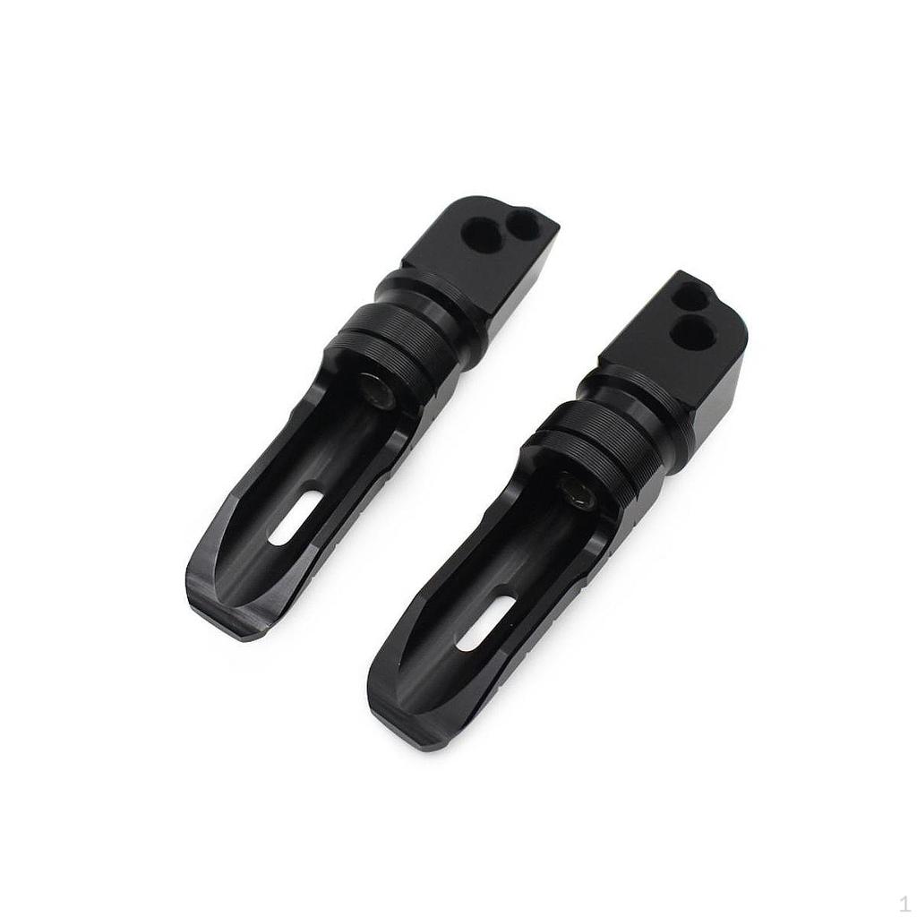 1 Pair of Motorcycle Rear Footrests Anti Slip Easy To Install Replaces Sturdy Motorbike Rest Pedals