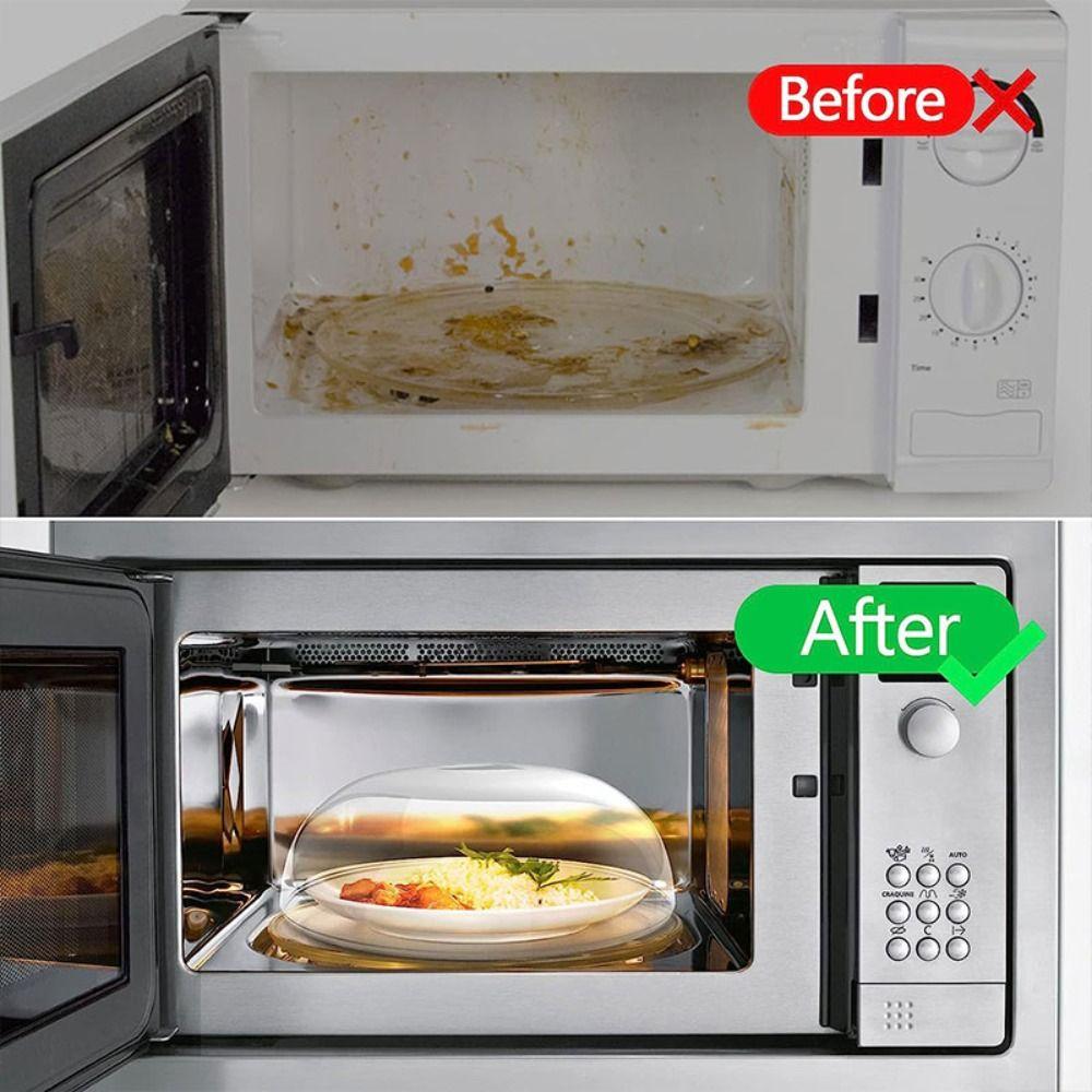 with Steam Vent and Handle Microwave Splash Cover Microwave Splatter Cover  Meal Prep