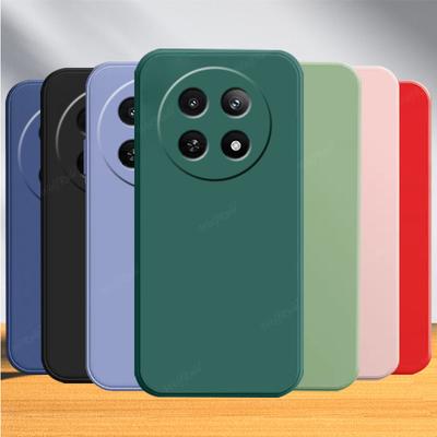 Pro Realme 12 5G Pouzdro Kryt OPPO Realme 12 5G Capas Nový Originální Nárazník Zadní Tekutý Silikon TPU Měkký Kryt Realme 12 5G Fundas