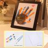 Couple Handprint Frame DIY Kit: Commemorative Gift for Male and Female Best Friends or Girlfriend. Perfect for Qixi or Special Occasions.