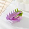 Fruit Grape Shaped Hair Claw Clip Fashion Summer Beach Medium Hair Claw Clips Strong Hold Hair Jaw Barrettes Hairpins Hair Ponytail Holder Decor Acces