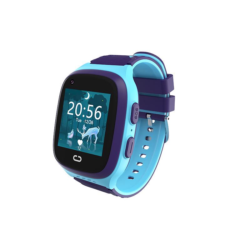 4G Waterproof Q12 Kids' Smartwatch with English & Multi-language Video Positioning