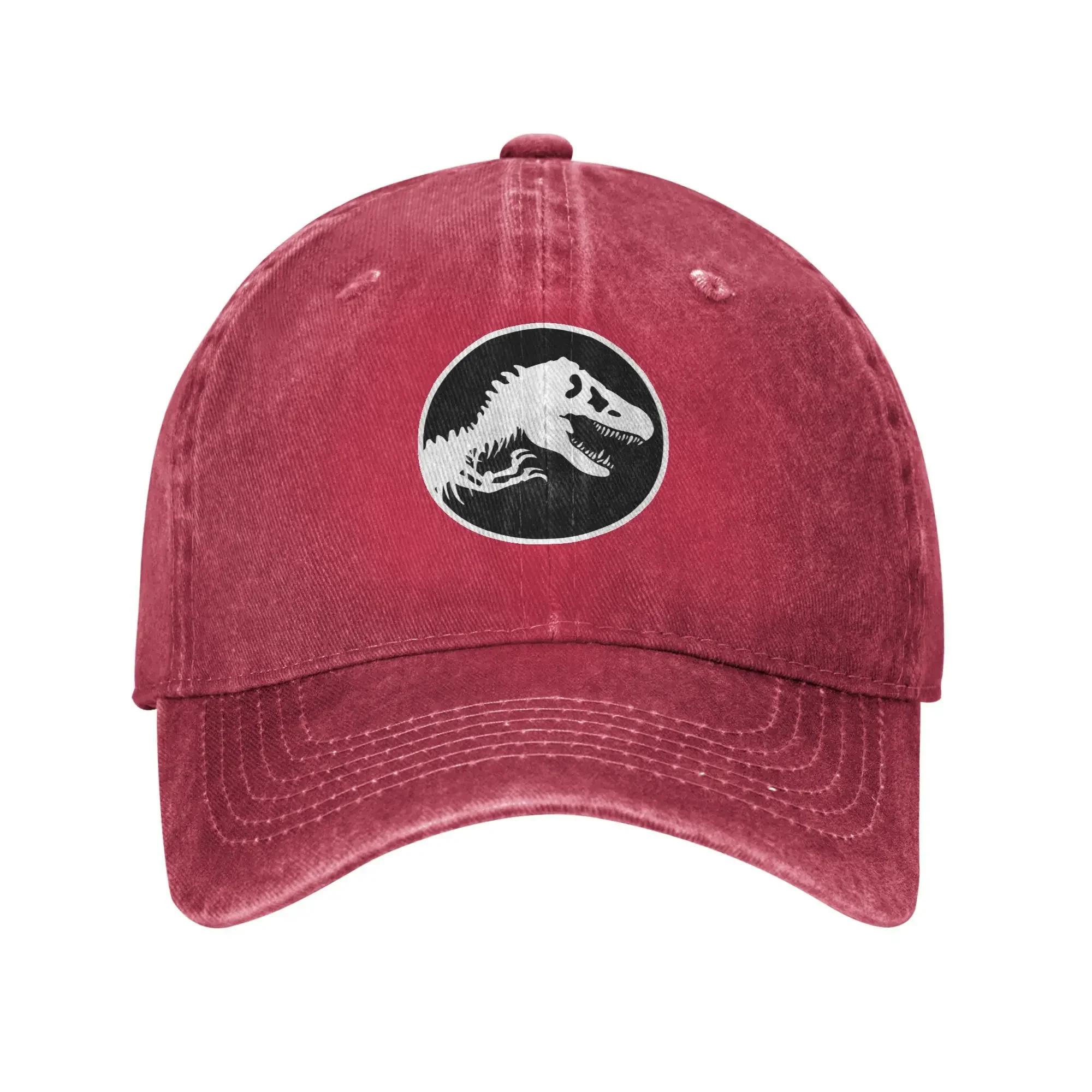 

Dinosaur Rex logo Baseball Cap Sun Hunting Camping SunProof Washed Trucker Hat Unisex Unisex Stylish Design Snapback Cap One Size