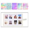 Tragbares Mini-Fotoalbum aus PU-Leder mit 128 Fächern für Instax Mini