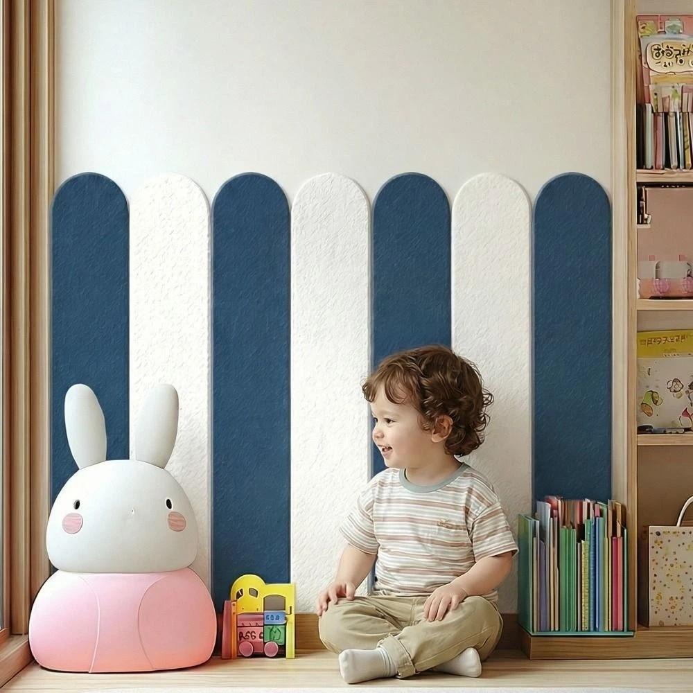 10 pieces/set Solid Color Moisture Resistant Wallpaper Thickening Soft Wall Mat  Apartment Wall