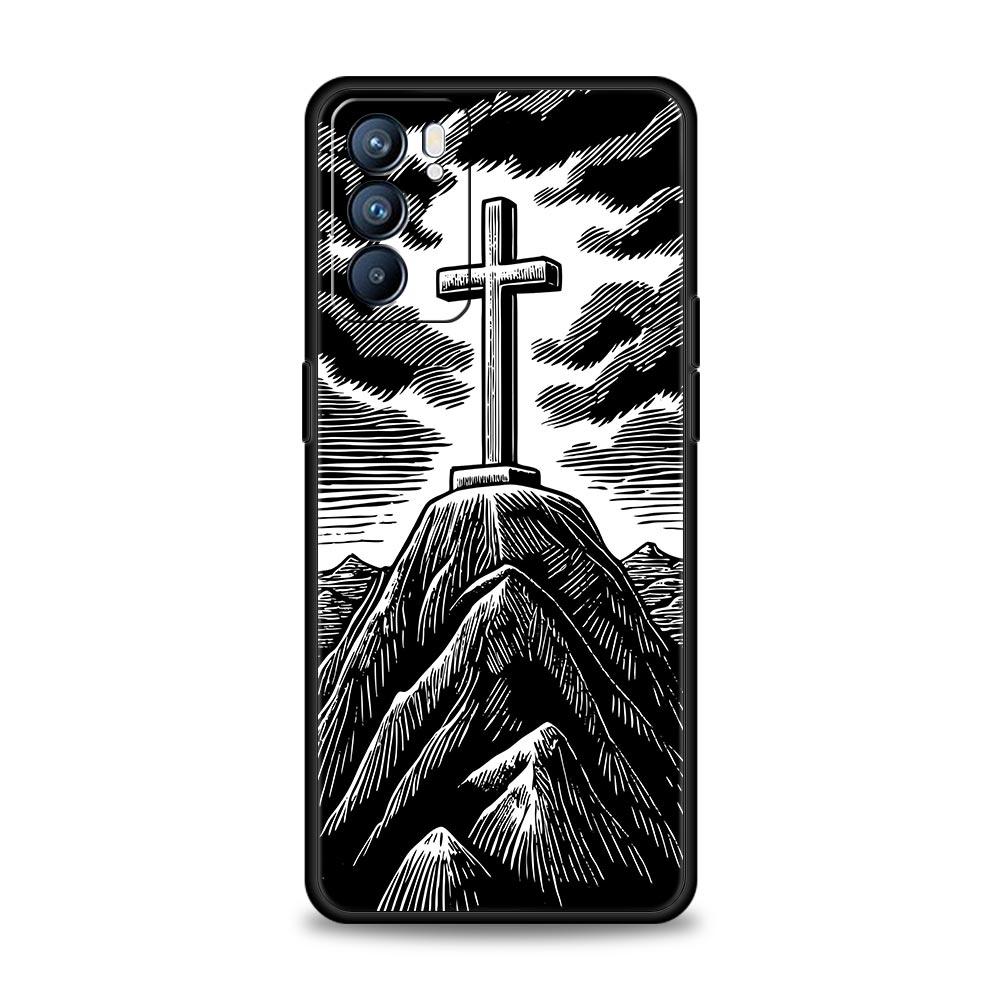 Christian Bible Jesus Phone Case For Oppo Reno14 Reno13 Reno12 11 F 10 Find X5 X9 Pro A54 5G A53 A52 A9 A78 4G A79 A80 A98 Cover