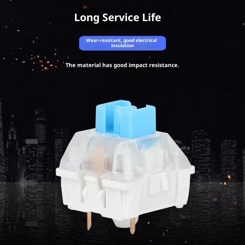 50Pcs Keyboard Switch Keyboard Clicker Key Replacement 3 Pin Tactile Switch Plastic For Electrical Equipment Tools