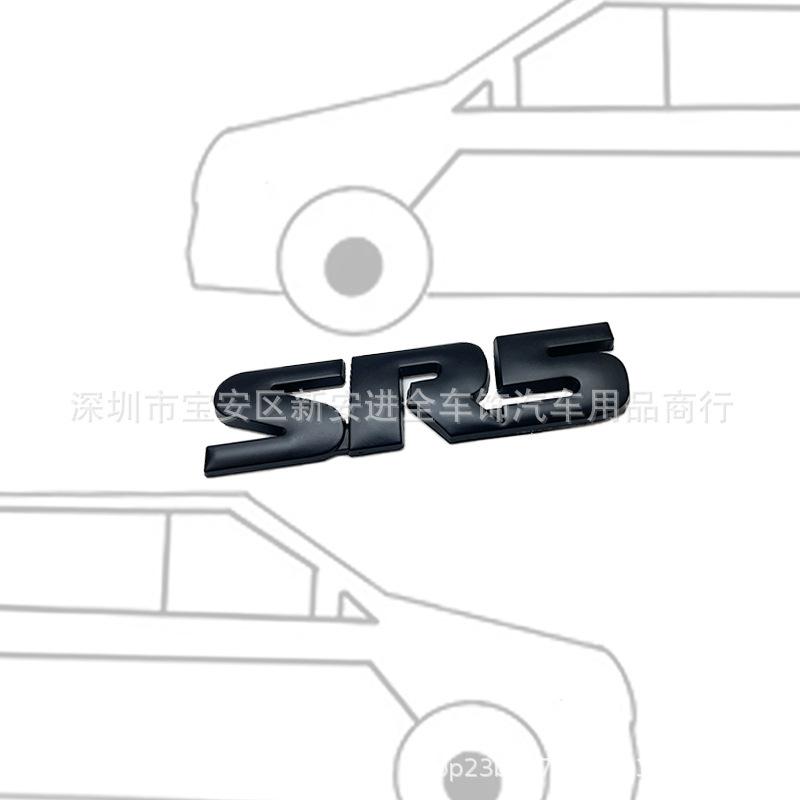 V6 Car Logo Is Suitable for Toyota Tundra TRD PRD Car Sticker SR5 V6 Modified Rear Tail Sticker Body Sticker Trunk Label