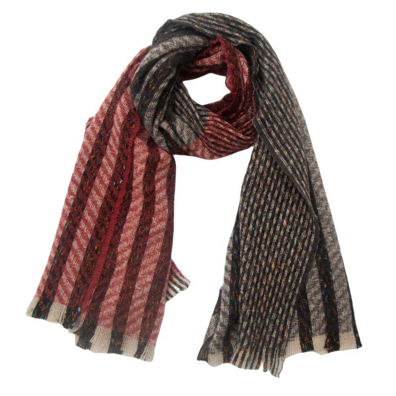 Ladies' New Double-Sided Thickened Versatile European And American Autumn And Winter Scarf, Air Conditioning Shawl