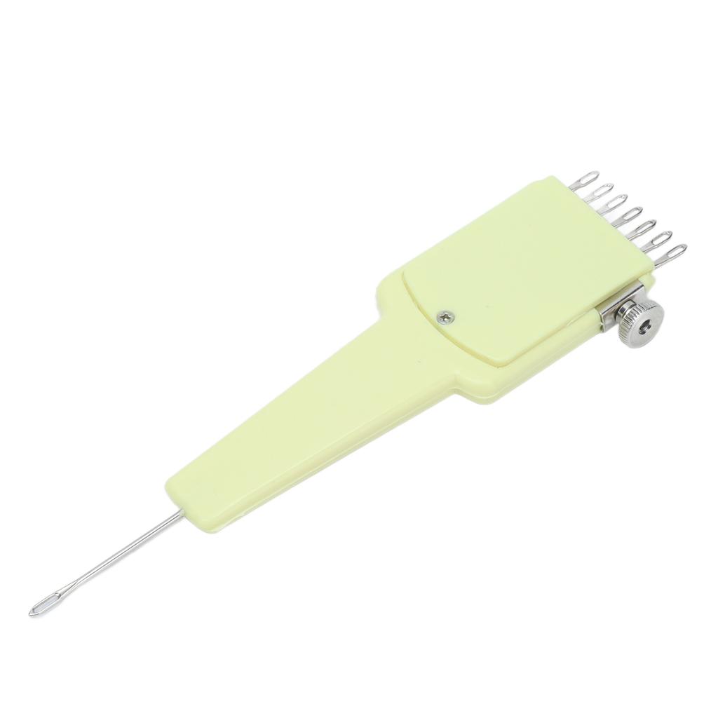 Knitting Machine Plastic Holder Stainless Steel Transfer Tool with 7 Needles for Sewing Machine