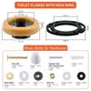Brass Bolts Toilet Flange Extra Thick Toilet Repair Kits NEW Toilet Seal Ring  Toilet Replacement