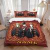 Custom Textile Magic World Bedding 3 Piece Set HD Print Duvet Cover Pillowcases for Teens Adult Bedroom Decoration