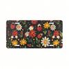 Ladybug Floral Aluminum Vanity Plate, Cute Decorative Front Car Tag, Fun Auto Exterior Gift, 140 Chars