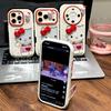 Bow Cat Doll for Apple 11promax Mobile Phone Case Cream Case Holder 11/11 Cute Cartoon