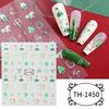 6 Sheets Christmas Nail Stickers Manicures Stickers Snowflake Nail Art Stickers Nails Art Decoration