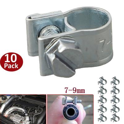 Hose Clips Fuel Line 10pcs Agricultural Clamps Diesel