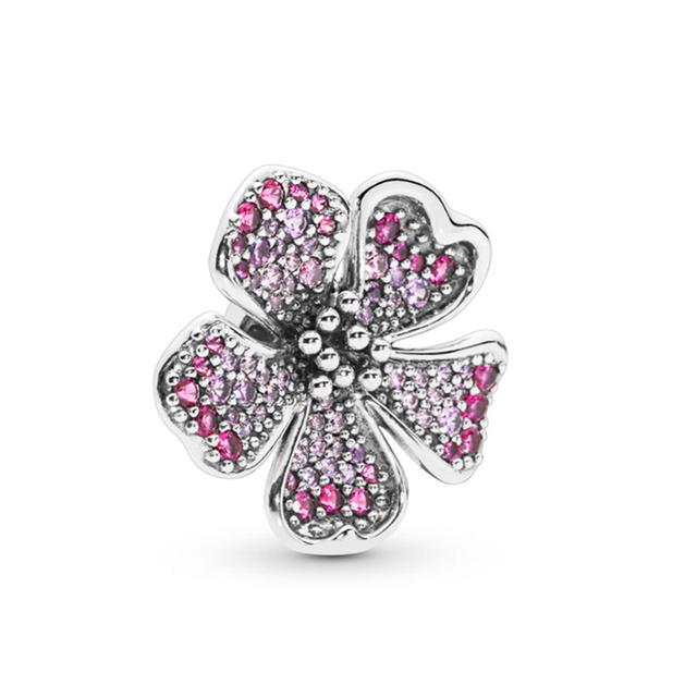 2pcs /Lot 2022 New Trend Silver Plated Beads Cartoon Dangle Charms Fit Original Brand Bracelets Necklaces For Women Diy Jewelry