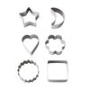6-piece cookie cutter set