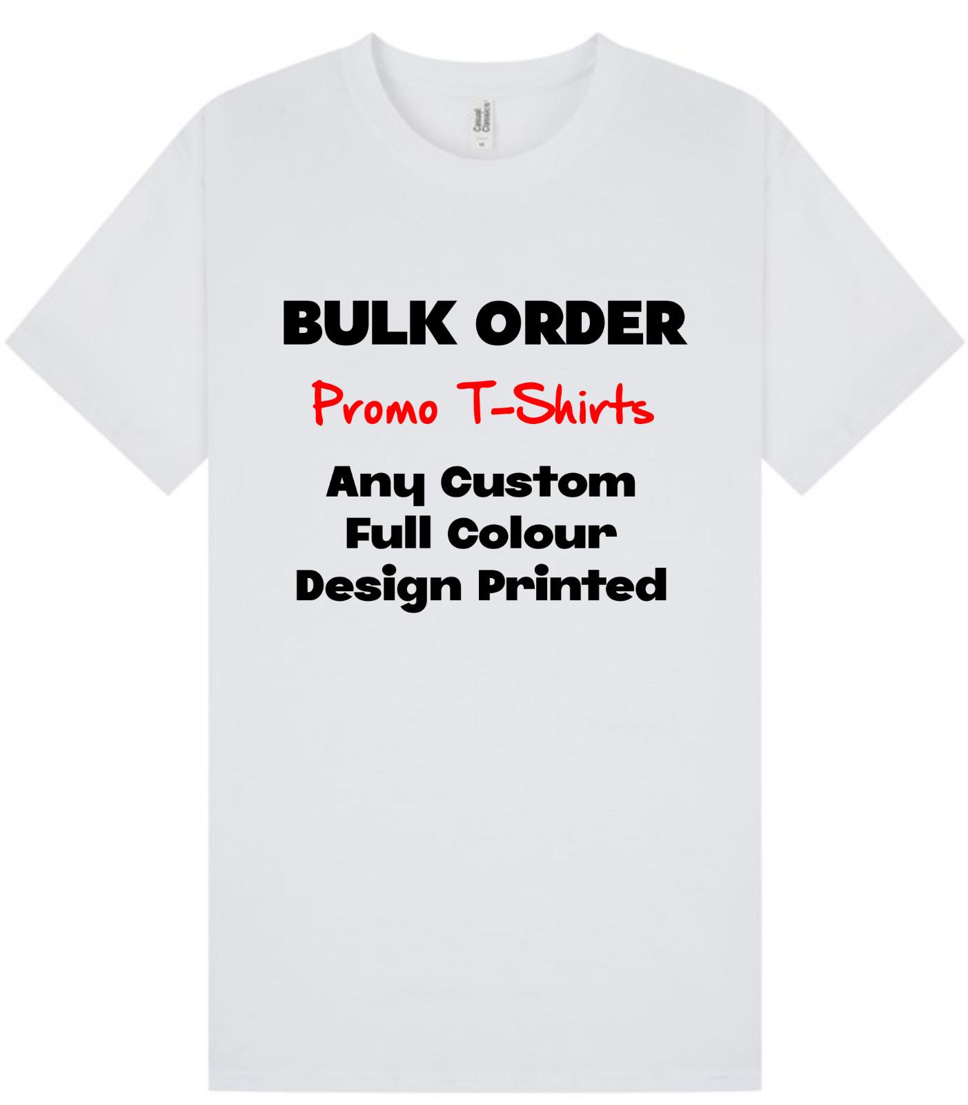 T Shirt Promotional Any Design Printed Customised Bulk Order S разноцветный
