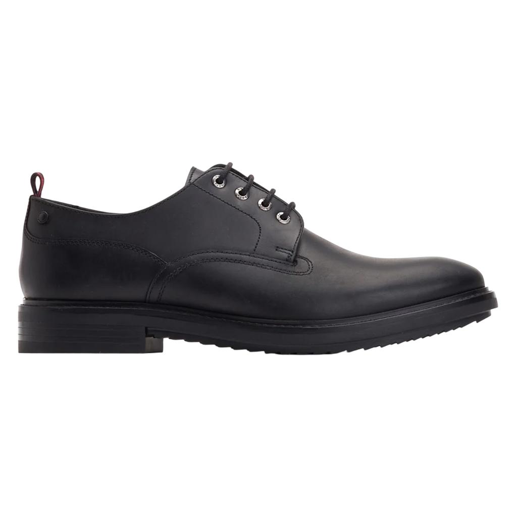 BASE LONDON Mens Memphis Leather Derby Shoes