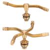 Garden Sprinkler Head With Resistance And Customizable Patterns For Lawn Coverage