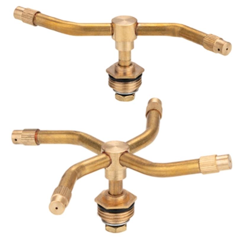Garden Sprinkler Head With Resistance And Customizable Patterns For Lawn Coverage