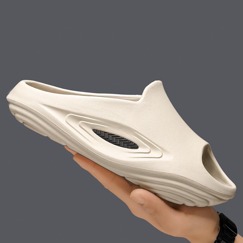 38-45 Herren Groß Mode Weiche Sohle Einzeiler Pantoletten Zuhause Freizeit Hausschuhe Strandsandalen