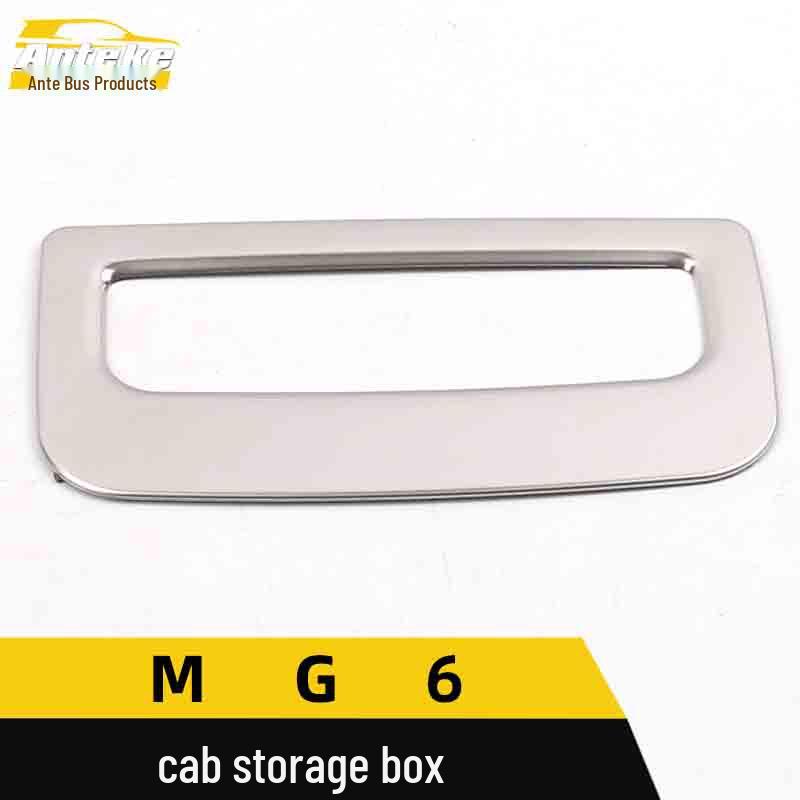 MG6 Stainless Steel Center Console Storage Box Trim Accessory