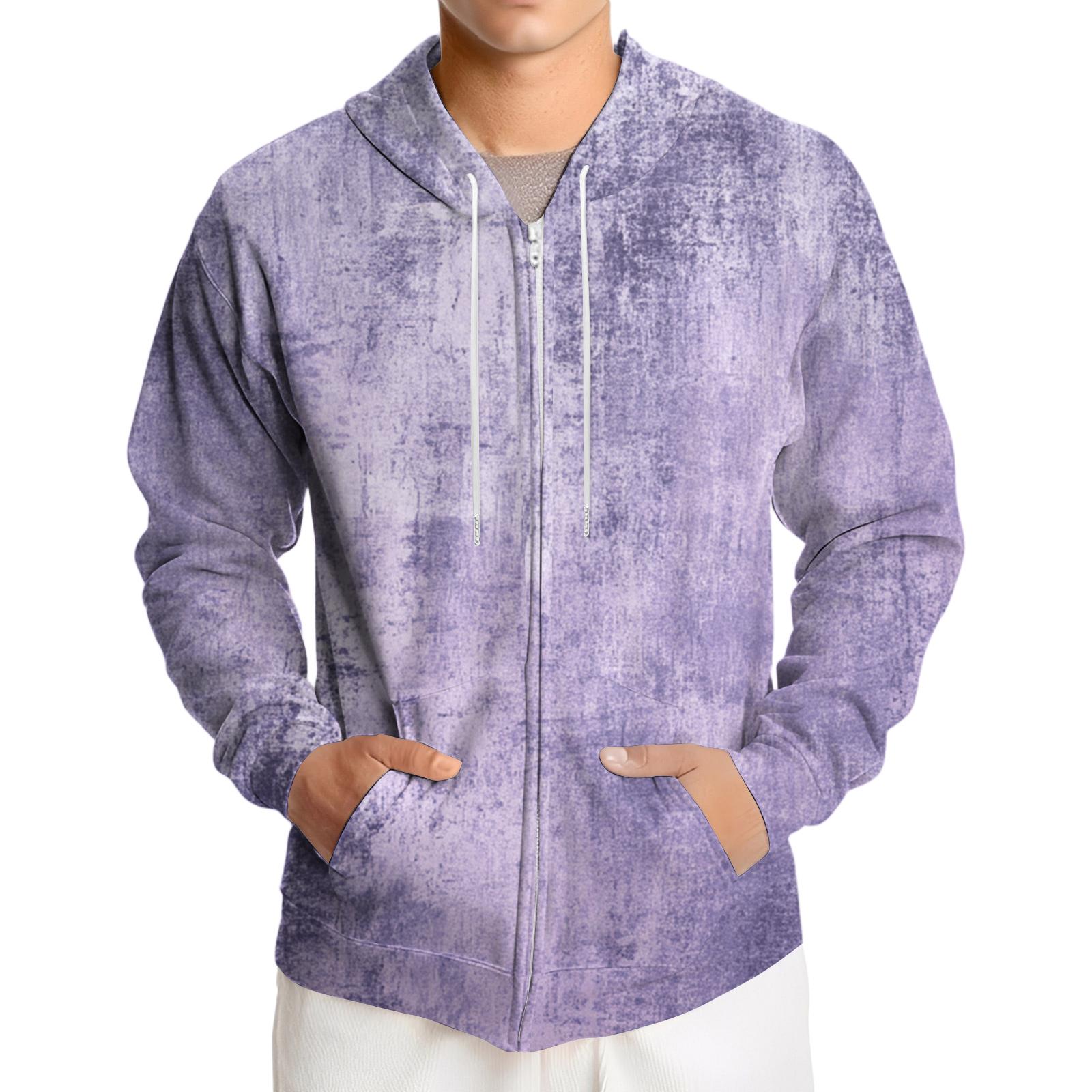 

Men s Loose-fitting Casual Hooded Drawstring Jacket XXXL