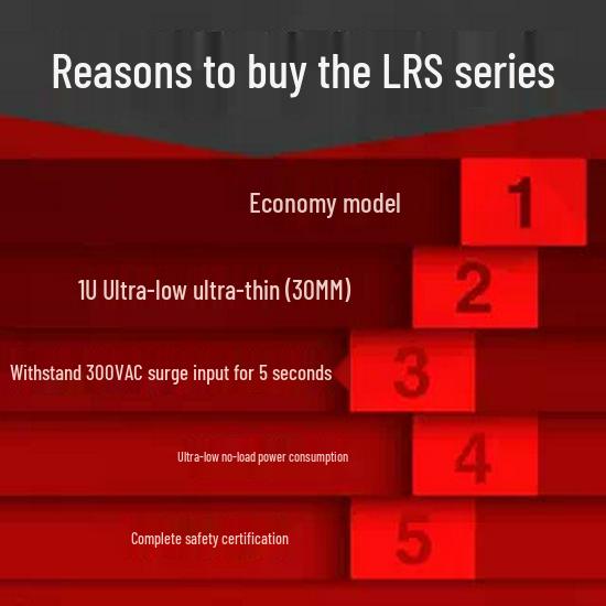 

Блок живлення серії LRS від Mean Well: Трансформатор 220В на 24В постійного струму, 100% Оригінал 15W 12V