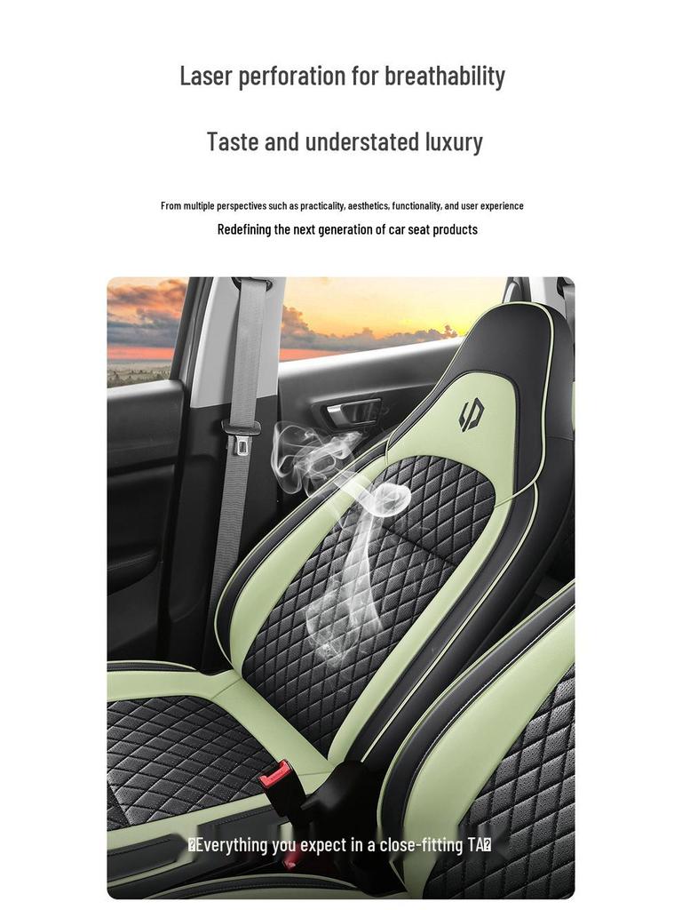 Leapmotor T03 Cartoon Seat Covers - Full Coverage, 22 Models, All-Season Universal Fit.