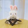 Cute Soft Rabbit Plush Doll  With Soft Short Fur And Pp Cotton Filling For Kids